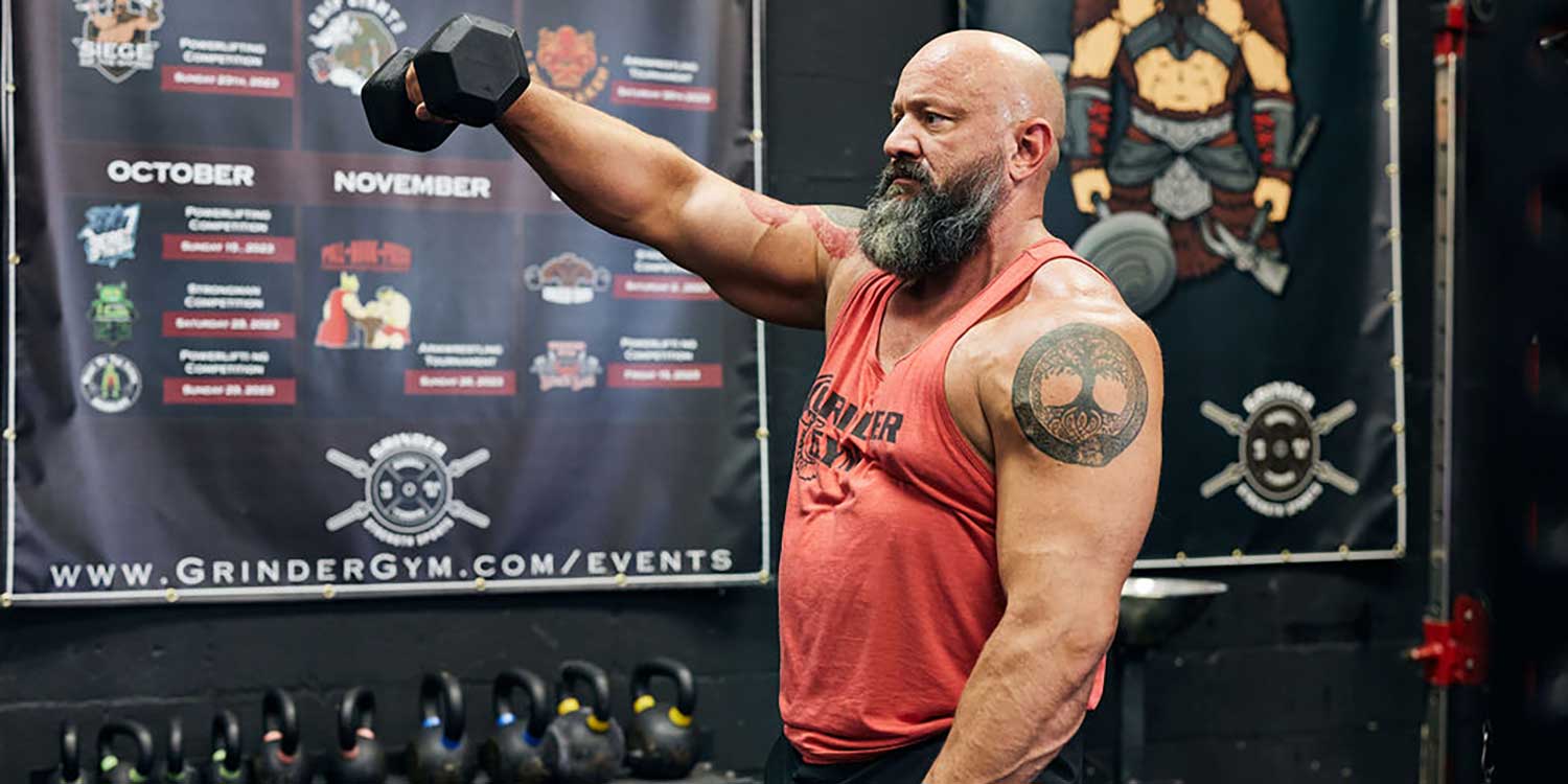 Dumbbell Single-Arm Front Raise
