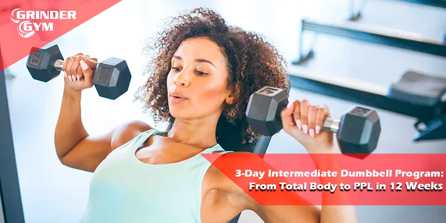 3-Day Intermediate Dumbbell Program: From Total Body to PPL in 12 Weeks